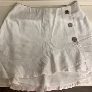 White Mini Skirt